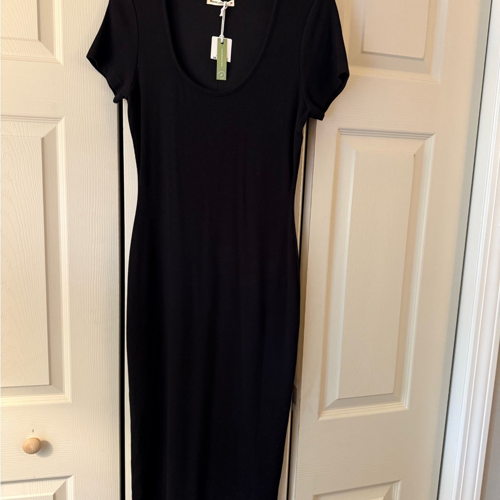 Marine Layer Lexi Rib Midi Dress - M